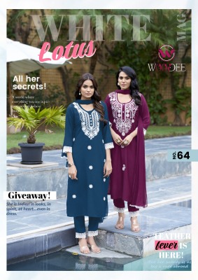 Woodee by White Lotus Premium quality top bottom with dupatta catalogue at low rate wholesale catalogs