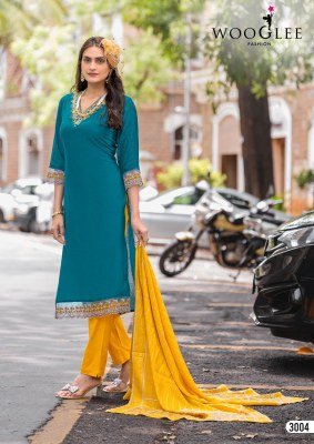 Wooglee Rajrani Viscose Weaving Thread Handwork Readymade Suits  readymade suit catalogs