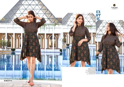 Yami Fashion by SENSE Has Launched new Printed  Tunic Catalog  western wear catalogs