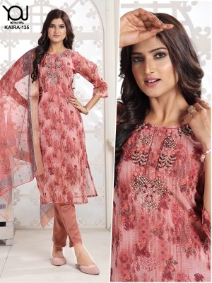 You choice by Kaira heavy organza printed readymade suit catalogue at affordable rate 
