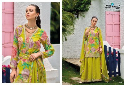 Your Choice Ginni 5 Designer Girls Sharara Set Heavy Chinon with Soft Organza Dupatta Wholesale  kurtis catalogs