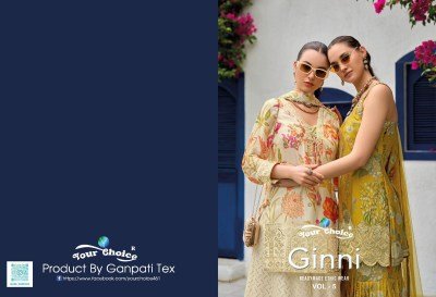 Your Choice Ginni 5 Designer Girls Sharara Set Heavy Chinon with Soft Organza Dupatta Wholesale  kurtis catalogs