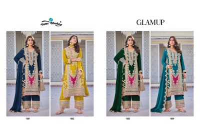 Your choice by Glamup elegant designer Pakistani suit catalogue at low rate pakistani suit catalogs