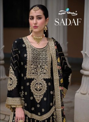 Your choice by Sadaf present unique embroidered Pakistani suit catalogue at affordable rate Your choice