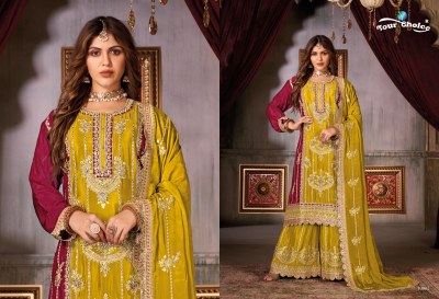 Your choice by glossy present new designer unique sharara suit catalogue at wholesale rate fancy sharara suit Catalogs