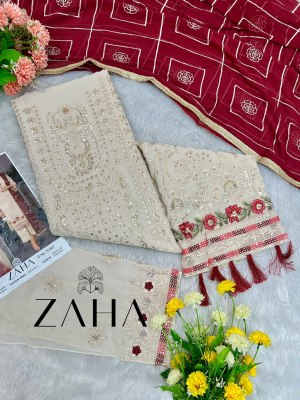 Zaha by Mylene vol 1 georgette with heavy embroidered unstitched suit catalogue pakistani suit catalogs