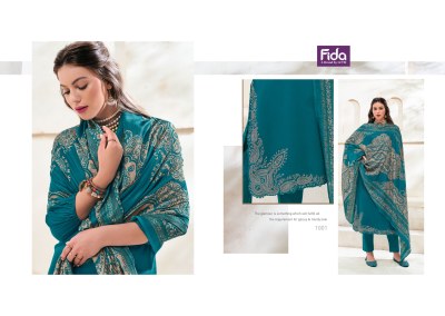 Zahavi by Fida fancy embroidered unstitched dress material catalogue at low rate salwar kameez catalogs