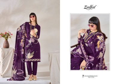 Zahavi vol 3 by Zulfat pure heavy exclusive designer printed dress material collection at affordable rate salwar kameez catalogs