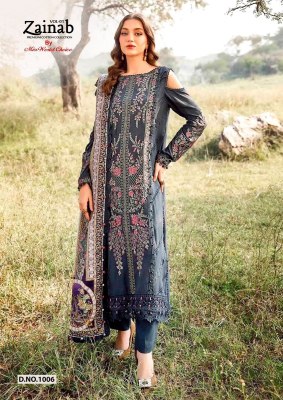 Zainab vol 1 by Missworld Choice Exclusive Karachi printed unstitched suit collection dress material catalogs