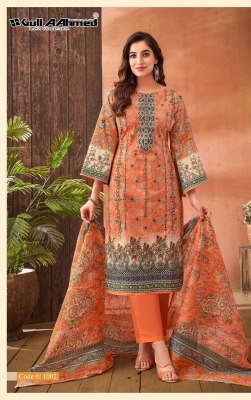 Zara Vol 1 by Gull Aahmed Pure Cotton Print With Exclusive Embroidery Work dress material collection dress material catalogs