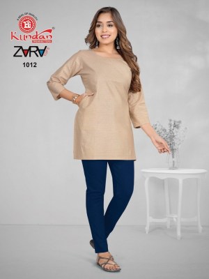 Zara vol 1 by Kundan fancy poplin cotton western wear top catalogue at low rate western wear catalogs