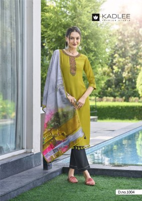 Zarin by Kadlee Viscose Hand embroidered ready made suit catalogue   readymade suit catalogs