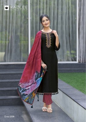 Zarin by Kadlee Viscose Hand embroidered ready made suit catalogue   readymade suit catalogs