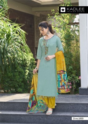 Zarin by Kadlee Viscose Hand embroidered ready made suit catalogue   readymade suit catalogs