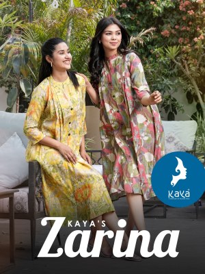 Zarina by kaya best designer anarkali kurti catalogue at low rate Kaya kurti