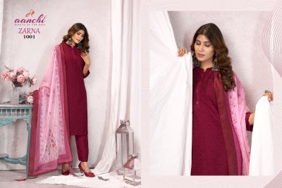 Zarna by Aanchi fancy printed readymade suit catalogue at affordable rate readymade suit catalogs