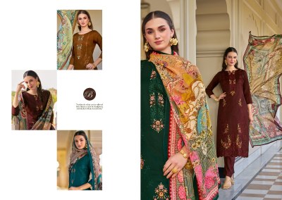 Zarqash vol 3 by Belliza Heavy Jam Designer Digital printed dress material catalogue at affordable rate salwar kameez catalogs