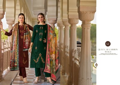 Zarqash vol 3 by Belliza Heavy Jam Designer Digital printed dress material catalogue at affordable rate salwar kameez catalogs