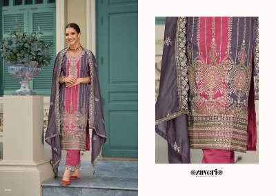 Zaveri Shanya premium silk with embroidery ready made suit catlouge readymade suit catalogs