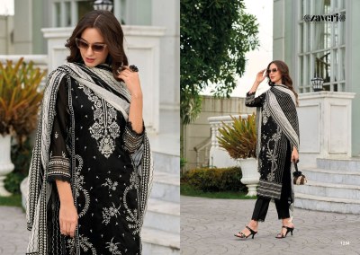 Zaveri by Black and white heavy organza with embroidered readymade suit catalogue at low rate readymade suit catalogs