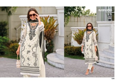 Zaveri by Black and white heavy organza with embroidered readymade suit catalogue at low rate readymade suit catalogs