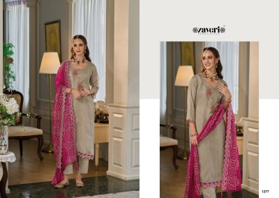 Zaveri by Kahira soft organza with embroidered readymade suit catalogue at wholesale price readymade suit catalogs