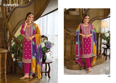 Zaveri by Twisha heavy chinon embroidered designer readymade suit catalogue at affordable rate readymade suit catalogs