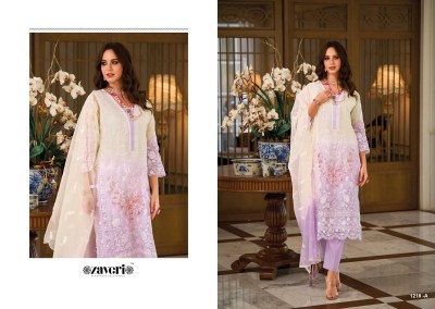 Zaveri present Femina colour edition  soft organza fancy embroidery work readymade suit catalogue at low rate readymade suit catalogs