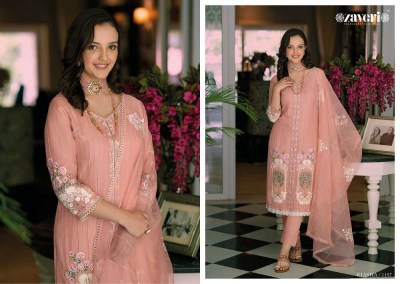 Zaveri presents new kiasha organza ready made Pakistani suits collection  kurtis catalogs