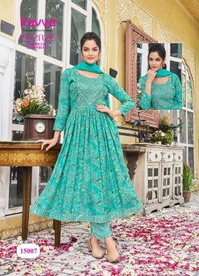 Zeenat vol 15 by kaya capsual foil print top bottom and dupatta catalogue at low rate readymade suit catalogs