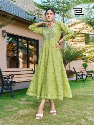 Zest by blue hills Anarkali gown Kurti wholesaler price in India  kurtis catalogs