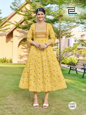 Zest by blue hills Anarkali gown Kurti wholesaler price in India  kurtis catalogs