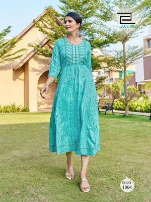 Zest by blue hills Anarkali gown Kurti wholesaler price in India  kurtis catalogs