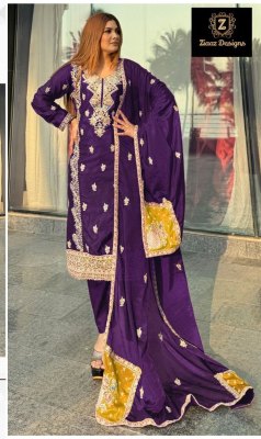 Ziaaz Designer by black beauty vol 1 excluve embroidered semi stitched salwar suit catalogue  Ziaaz Designs 