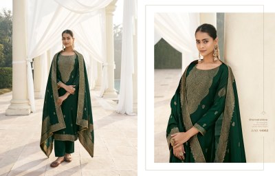 Zisa by Silky 4 designer Bamberg Silk jacquard unstitched salwar kameez catalogue at wholesale price salwar kameez catalogs