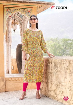Zoori Akshara Vol 31 Heavy Reyon  Embroidery Work And Handwork kurti Wholesale  kurtis catalogs