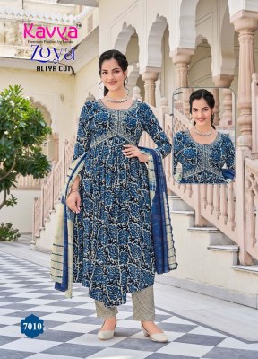 Zoya vol 7 by Kavya premium reyon foil printed top bottom and dupatta catalogue  readymade suit catalogs