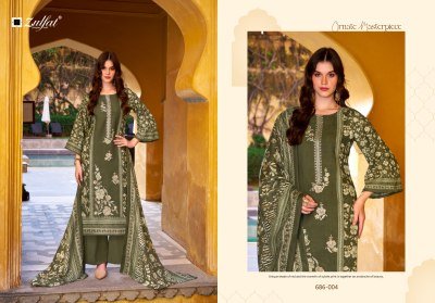 Zulfat Kalamkaari Pure Woollen Pashmina Collection Heavy Embroidery Winter Suits Wholesale dress material catalogs