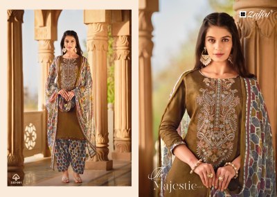 Zulfat by Ashnoor pure heavy jam cotton unstitched dress material at low rate salwar kameez catalogs