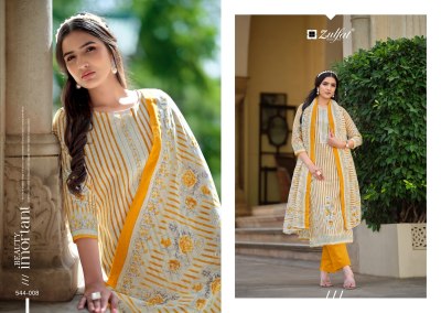 Zulfat by Farhana vol 4 pure cotton unstitched suit catalogue at affordable rate salwar kameez catalogs