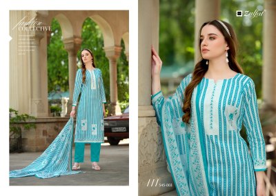 Zulfat by Farhana vol 5 pure cotton unstitched dress material catalogue at affordable rate salwar kameez catalogs