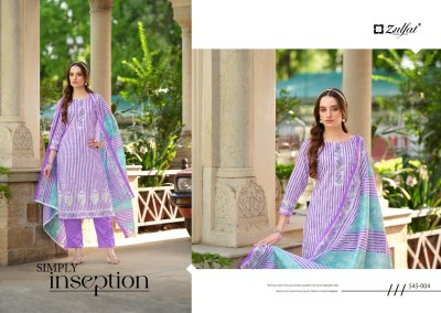 Zulfat by Farhana vol 5 pure cotton unstitched dress material catalogue at affordable rate salwar kameez catalogs