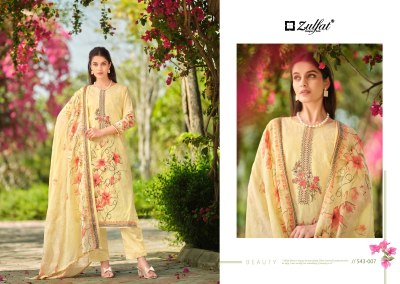 Zulfat by Florance cotton printed exclusive designer unstitched dress material catalogue  salwar kameez catalogs