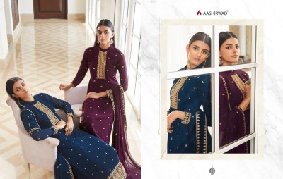 aashirwad creation by pankhudi real georgette readymade suit catalogue at low rate readymade suit catalogs