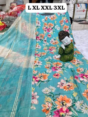 amavi present batik heavy muslin cotton kurti with muslin dupatta  kurtis