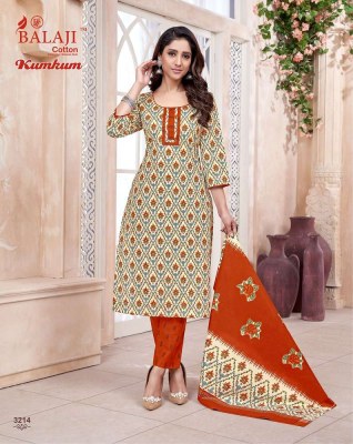 balaji cotton new launch kum kum vol 32 pure cotton printed ready made salwar suits catalogue wholesale rate in Surat  kurtis catalogs