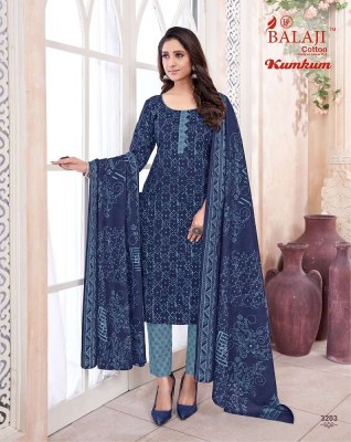 balaji cotton new launch kum kum vol 32 pure cotton printed ready made salwar suits catalogue wholesale rate in Surat  kurtis catalogs