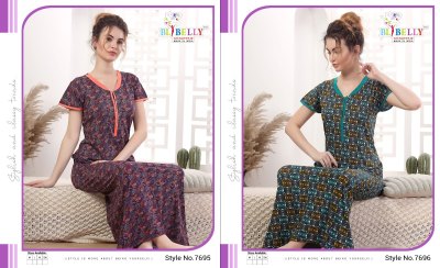 blubelly presenting premium quality ladies night gown catalogue at wholesale price night wear catalogs