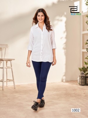 blue hills present traveller rinkle rayon plain tops catalogue at affordable rate western wear catalogs