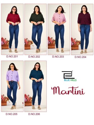 blue hills presenting martini heavy bsy self checks pattern  girls shirt catalog at wholesale price western wear catalogs